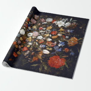 Jan Brueghel de Elder Flowers in een Woodenvaartui Cadeaupapier