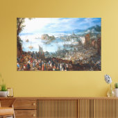  Jan Brueghel De Grote Vismarkt Canvas Afdruk (Insitu (Woonkamer))