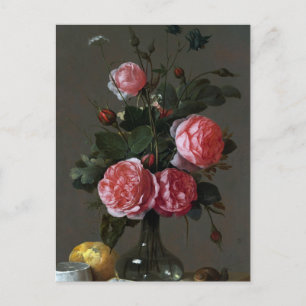 Jan Davidsz de Heem, Bloemen Stilleven Briefkaart