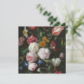 Jan Davidsz. De Heem - stilstaand leven met bloeme Kaart (Staand voorkant)