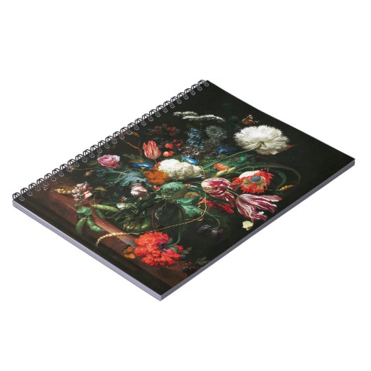 Jan Davidsz de Heem, Vaas van Bloemen, 1660 Notitieboek (Linkerzijde)