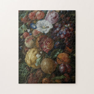 Jan Davidsz. De Heem - Veestoon van fruit en bloem Legpuzzel