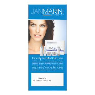 Jan Marini Skin Research - Rack Card Reclamekaart