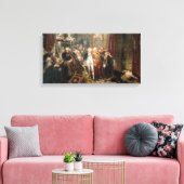 Jan Matejko Rejtan, of de Herfst van Polen Canvas Afdruk (Insitu (Woonkamer))
