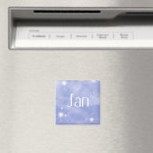 Jan Starry Name Magnet (In Situ (Lave-vaisselle))
