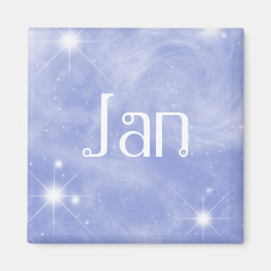 Jan Starry Name Magnet