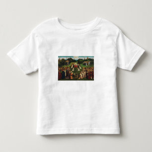 Jan van Eyck Aanbidding van het Lam Gods Kunst Kinder Shirts