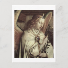 Jan van Eyck Angel, Genter Altar Fine  Briefkaart