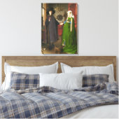 Jan van Eyck Arnolfini Portrait Canvas Afdruk (Insitu (Slaapkamer))