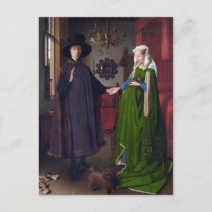 JAN VAN EYCK- Arnolfini Portret 1434 Briefkaart