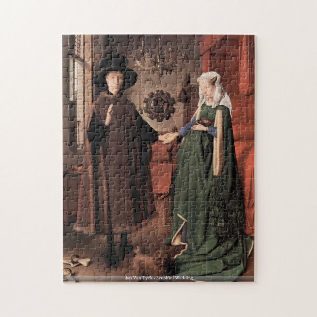 Jan Van Eyck - Arnolfini Wedding puzzle Legpuzzel (Verticaal)