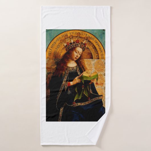 Jan van Eyck - Collection d'art fin de la Vierge M (Serviette de bain)