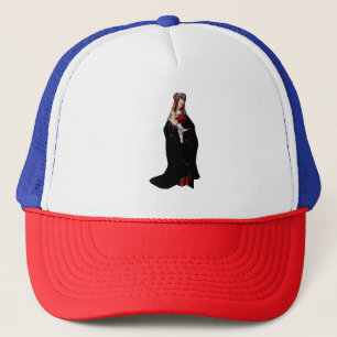 Jan van Eyck - De Madonna in de Kerk Kunst Trucker Pet