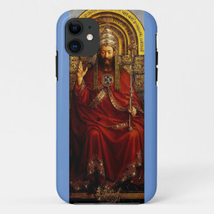 Jan van Eyck God de Vader op Troon Kunstwerk iPhone 11 Hoesje