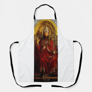 Jan van Eyck God de Vader op Troon Kunstwerk Schort