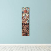 Jan van Eyck - Laatste Oordeel tweeluik vleugel Canvas Afdruk (Insitu (Houten vloer))