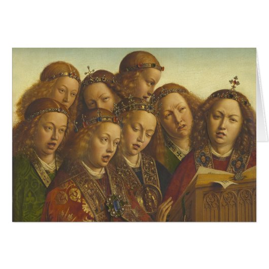 Jan van Eyck Singing angels Gent CC0835 (Voorkant Horizontaal)