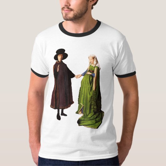Jan van Eyck : T-shirt Arnolfini Mariage Portrait (Devant)