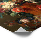 Jan van Huysum - bloemen Poster (Hoek)