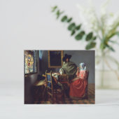 Jan Vermeer, Carte Postale En Verre Vin (Debout devant)