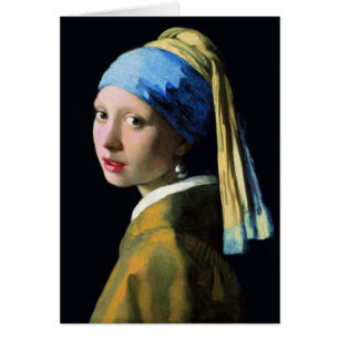 Jan Vermeer Girl Avec Une Perle Élevant L'Art Baro