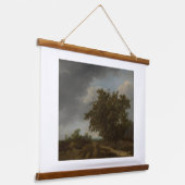 Jan Vermeer, Landschap aan de rand van de duinen Hangend Wandkleed (Gebogen)