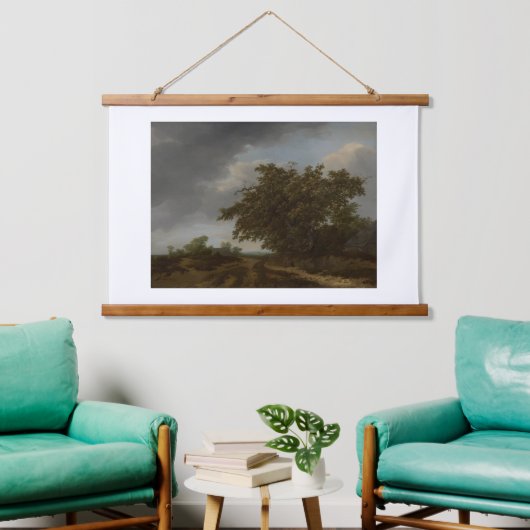 Jan Vermeer, Landschap aan de rand van de duinen Hangend Wandkleed (Woonkamer)