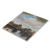 Jan Vermeer - Uitzicht op Delft Tegeltje (Zijkant)