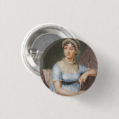 Jane Austen (1775-1817) Ronde Button 3,2 Cm (Voorkant /achterkant)