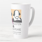 Jane Austen and Shakespeare Latte Mug Mok (Rechterhoek)