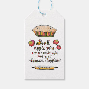 Jane Austen Apple Pie Baking Quote Cadeaulabel