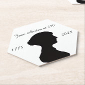 Jane Austen at 250 Kartonnen Onderzetters (Schuin)