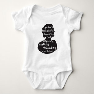 Jane Austen Baby Clothes Romper
