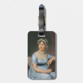 Jane Austen bagagelabel (Achterkant verticaal)