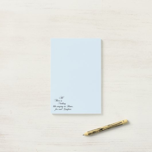 Jane Austen Blijf Home Post-it Note Pad (Op bureau)