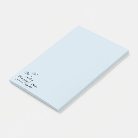 Jane Austen Blijf Home Post-it Note Pad (Schuin)