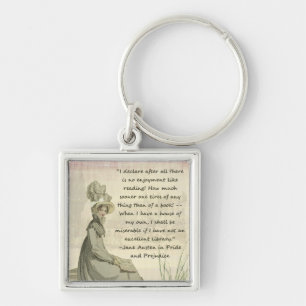 Jane Austen Book Lovers Sleutelhanger