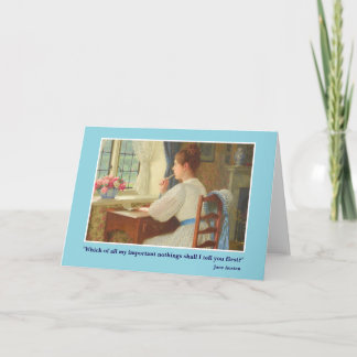 Jane Austen briefkaart