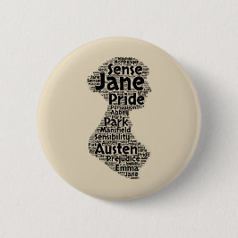 Jane Austen Button