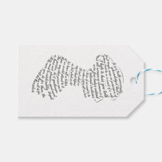 Jane Austen Citaten Calligram Cadeaulabel