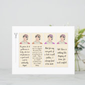 Jane Austen Citations célèbres Papier do-it-yourse (Debout devant)