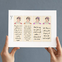 Jane Austen Citations célèbres Papier do-it-yourse