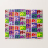 Jane Austen Colorful Pop Art Legpuzzel (Horizontaal)