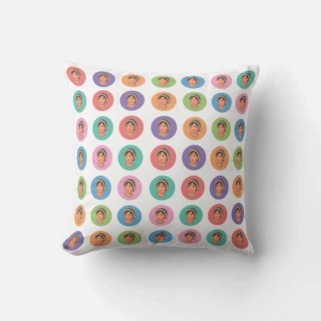 Jane Austen Colours Coussin (Recto)
