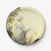 Jane Austen Custom Party-Borden Papieren Bordje (Voorkant)