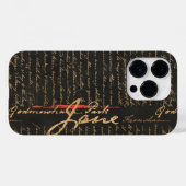 Jane Austen Écriture manuscrite Coque-Mate coque i (Verso (horizontal))
