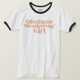 Jane Austen Eigengereid Ongehuwde Meisje T-shirt