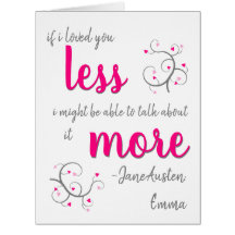 Jane Austen Emma Carte Saint Valentin