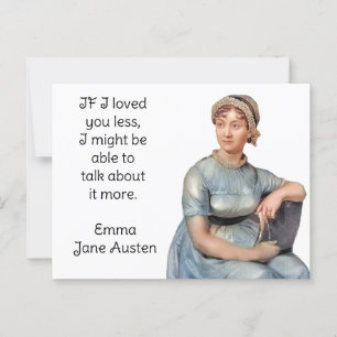 Jane Austen Emma quote Briefkaart