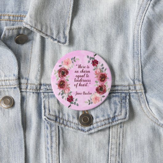 Jane Austen Er is geen Charm Quote Button (In situ)